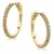 Orovi Damen Diamant Gold Creolen Ohrringe Gelbgold 18 Karat (750) Ohr-Schmuck Brillianten 0.18ct - 1