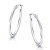 Orovi Damen Gold -Creolen Ohrringe Weißgold Ohrringe 18Karat (750) Ohr-Schmuck - 1