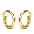 Orovi Damen Ohrringe Gelbgold Creolen 14 Karat (585) Gold - 3