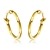 Orovi Ohrringe Damen Gelbgold 14 Karat / 585 Gold Creolen - 2