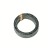 Ring Carbon grau Rotgold Steg 750/- Rotgold matt breit strukturiert 7,5mm Ehering Trauring Bandring #58 - 2