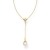 Thomas Sabo Damen Kette Perle mit Stern Gold 925 Sterlingsilber, 750 Gelbgold Vergoldung KE1986-445-14 - 1