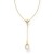 Thomas Sabo Damen Kette Perle mit Stern Gold 925 Sterlingsilber, 750 Gelbgold Vergoldung KE1986-445-14 - 1