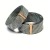 Trauringe 750/- Rotgold matt + Carbon grau strukturiert breit markant modern - 1