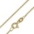 trendor Halskette für Anhänger Gold 585/ 14K Rundanker-Kette 1,1 mm eleganter Halsschmuck aus Echtgold für Damen, wunderschöne Geschenkidee, 39708-45 45 cm - 1