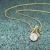 Miore Kette Damen Halskette mit Anhänger weiße Süßwasserperle aus Gelbgold 9 Karat / 375 Gold, Halsschmuck 45 cm - 3