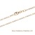 1,5 mm 42 cm 750-18 Karat Gelbgold Figarokette massiv Gold hochwertige Halskette 2,8 g - 2