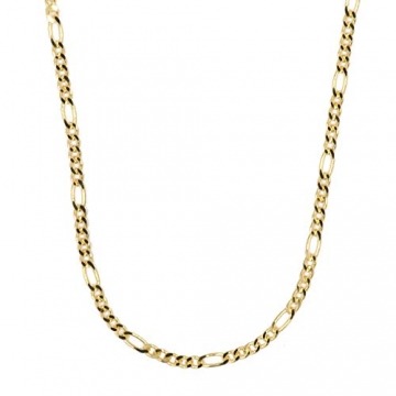1,5 mm 45 cm 585-14 Karat Gelbgold Figarokette massiv Gold hochwertige Halskette 2,3 g - 1