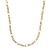 1,5 mm 45 cm 585-14 Karat Gelbgold Figarokette massiv Gold hochwertige Halskette 2,3 g - 1