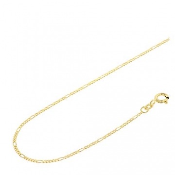 Acalee Halskette 333 Gold / 8 Karat Figaro-Kette 1,5 mm eleganter Halsschmuck aus Echtgold für Damen, wunderschöne Geschenkidee, 10-4015-45 45 cm - 1