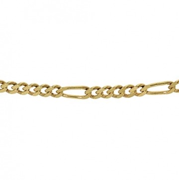 Acalee Halskette 333 Gold / 8 Karat Figaro-Kette 1,9 mm eleganter Halsschmuck aus Echtgold für Damen, wunderschöne Geschenkidee, 10-4019-50 50 cm - 3