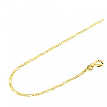 Acalee Halskette 333 Gold / 8 Karat Figaro-Kette 1,9 mm eleganter Halsschmuck aus Echtgold für Damen, wunderschöne Geschenkidee, 10-4019-50 50 cm - 1