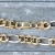 EDELIND 18 Karat / 750 Bicolor Gold Armband Herren 5.7 mm Bracelet Figarokette hohl Gelbgold/Weißgold Länge 21cm Armkette mit Karabinerverschluss inkl Schmuck Geschenk Box Made in Germany - 4