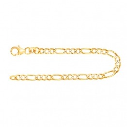 Luigi Merano Armband Figarokette, Gold 585 Gold, 21 Cm 585 Gelbgold