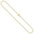 EDELIND Halskette Damen Herren 333 Gold 1.5 mm Goldkette Figarokette Diamantiert aus Gelbgold Länge 65 cm Echt Gold Kette mit Stempel Made in Germany - 1