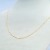 Goldene Damen Kette Figarokette 585 14k Gold Gelbgold 55cm Gravur - 3
