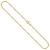 Goldkette Damen Herren Echt Gold 1.9 mm, Figarokette diamantiert 750 aus Gelbgold, Kette Gold mit Stempel, Halskette mit Federring, Länge 42 cm, Gewicht ca. 4.1 g, Made in Germany - 1