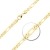 Goldkette, Figarokette diamantiert Gelbgold 750 / 18K, Länge 60 cm, Breite 4.3 mm, Gewicht ca. 31.3 g, NEU - 2