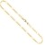 Goldkette, Figarokette diamantiert Gelbgold 750 / 18K, Länge 60 cm, Breite 4.3 mm, Gewicht ca. 31.3 g, NEU - 1