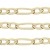 Hobra-Gold Goldkette 585 Figarokette 3,6 mm breit Halskette 50 / 60 cm Gold 14 Kt Karabiner (60) - 4