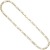 Jobo Damen Figarokette 333 Gelbgold Weißgold bicolor 45 cm Gold Kette Halskette Goldkette - 1