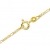 Orovi Damen Figarokette Halskette 14 Karat (585) GelbGold Figaro diamantiert Goldkette 1,5mm breit 45cm lange - 3