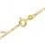 Orovi Damen Figarokette Halskette 14 Karat (585) GelbGold Figaro diamantiert Goldkette 1,5mm breit 45cm lange - 4