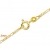 Orovi Damen Figarokette Halskette 14 Karat (585) GelbGold Figaro diamantiert Goldkette 1,5mm breit 45cm lange - 4