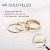 Diamday 14K Gold Gefüllte Ringe für Frauen Mädchen Stacking Ringe Stapelbar Dünne Gold Ringe Einfach Schlicht Pinky Daumen Aussage Band Ring Komfort Fit 3Pcs 1mm 3mm - 2