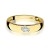 MARKO Damen-Goldring mit Herzen, verziert mit 0,02 Karat Diamanten | 14 Karat Gold (585) | Goldring mit Box | Goldring für Frauen (Gelbgold, 57 (18.2)) - 2