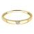 OROVI – Gold Ring aus 8 Karat Gelbgold (333) mit 0.05 Ct Diamant – Solitärring Damen mit Brillant – Verlobungsring allergenfrei & handgemacht (Größe 56) - 2