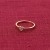 trendor Damenring Gold 333/8K Herz mit Zirkonia wunderschöner Ring aus Echtgold für Frauen, zauberhafte Geschenkidee 41538-50 Ringgröße 50/15,9 - 3