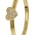 trendor Damenring Gold 333/8K Herz mit Zirkonia wunderschöner Ring aus Echtgold für Frauen, zauberhafte Geschenkidee 41538-50 Ringgröße 50/15,9 - 1